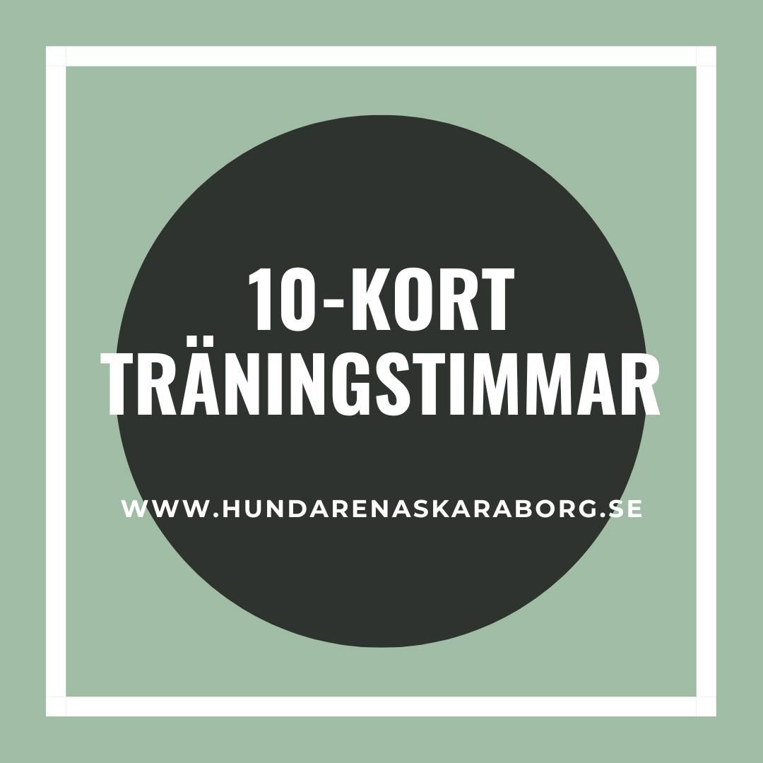 10-kort på träningstimmar