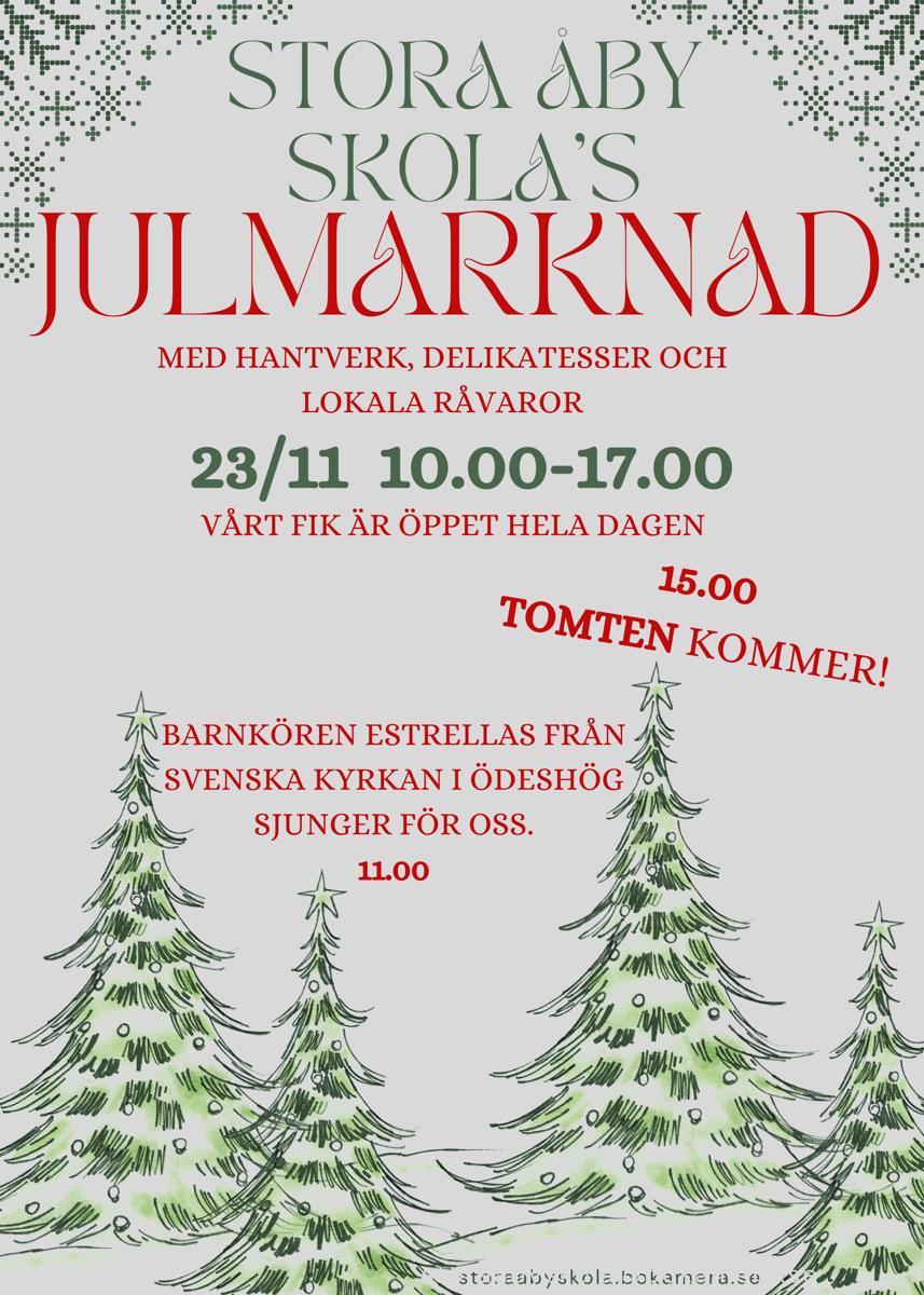 JULMARKNAD lördag 23 nov 10.00-17.00