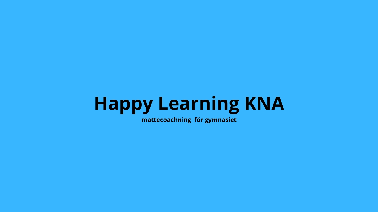 Happy Learning KNA