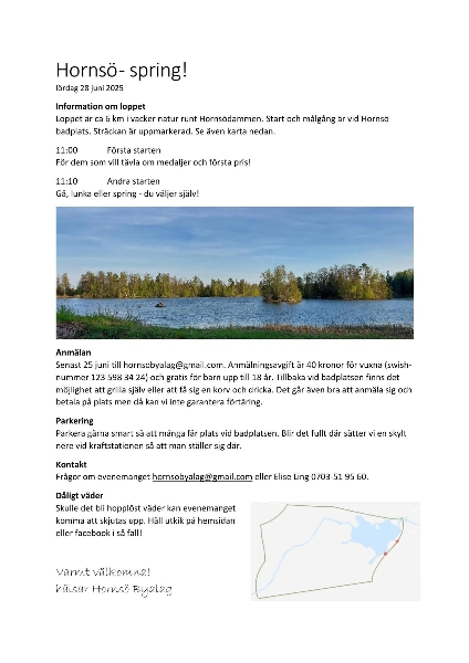 Hornsö Spring 2025
