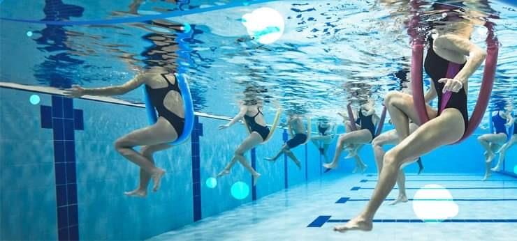 Vattengympa med Heidi